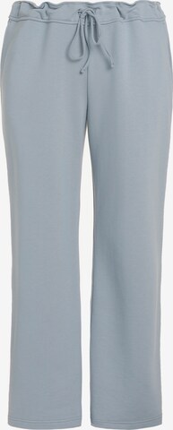 Ulla Popken Regular Broek in Blauw: voorkant