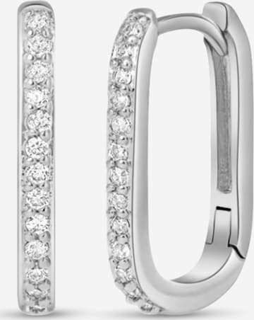 Pure Schmuck Ohrringe 'U-förmige' in Silber: Vorderseite