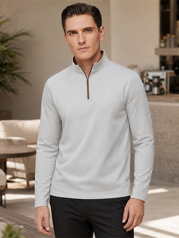 ALLTHEMEN Shirt 'Fluss' in Grey: front