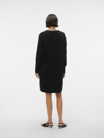 VERO MODA Knitted dress 'ELLYLEFILE' in Black