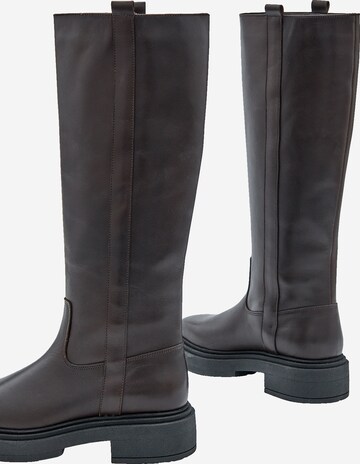 Bottes 'Mathilde' EDITED en marron