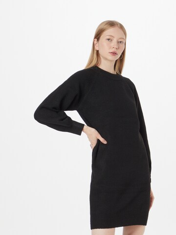 Warehouse Knitted dress in Black: front