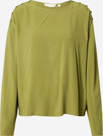 TOM TAILOR DENIM Blouse in Groen: voorkant