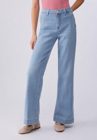 Liu Jo - Acampanado Vaquero en azul: frente