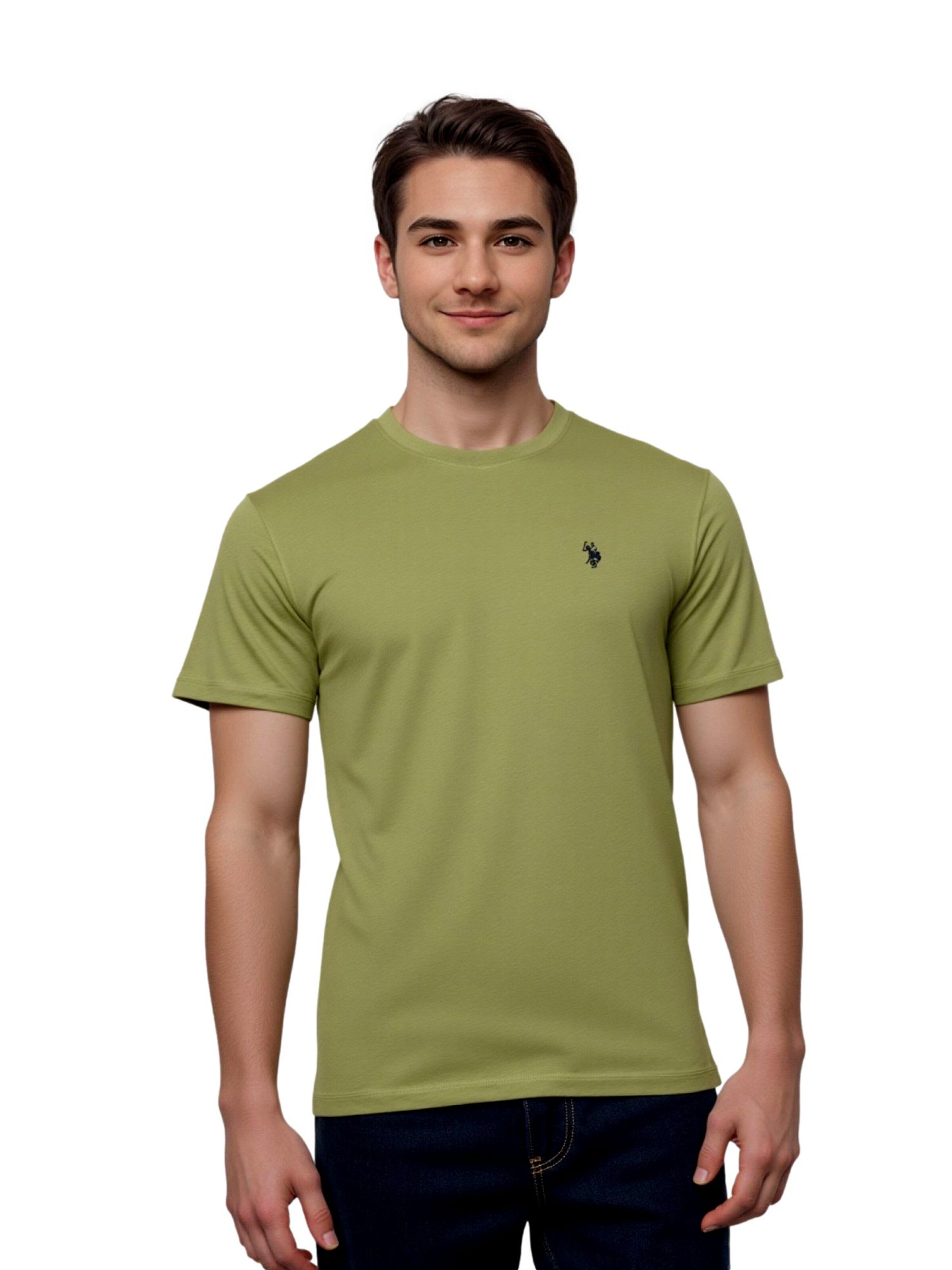 U.S. POLO ASSN. Shirt in Groen: voorkant