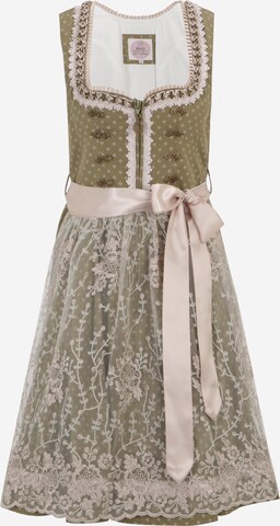 MARJO Dirndl 'Lea' in Groen: voorkant