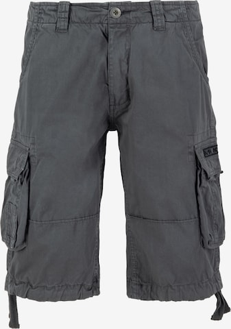 Pantaloni cu buzunare 'Jet' de la ALPHA INDUSTRIES pe gri: față