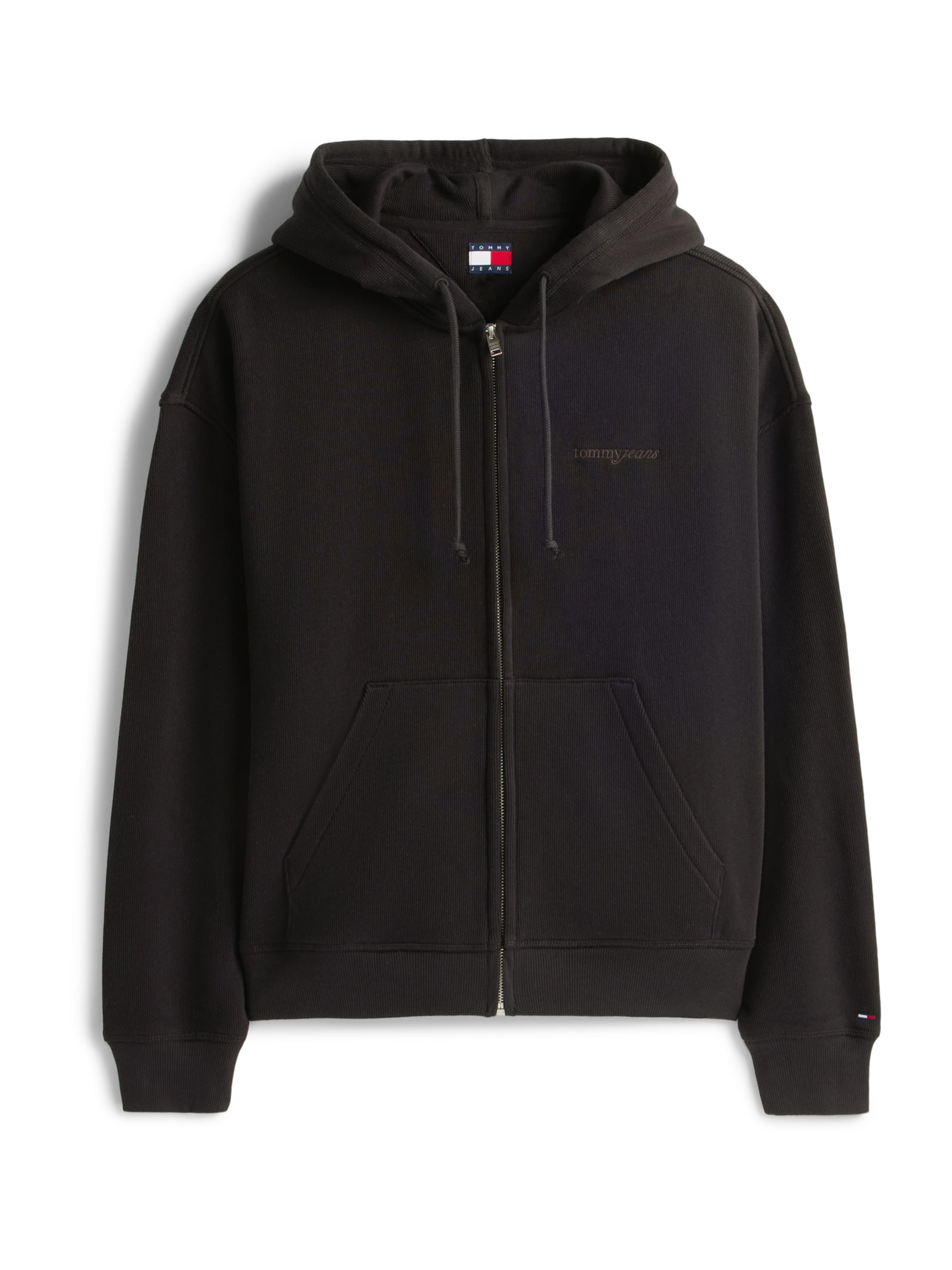 juoda Tommy Jeans Džemperis: priekis