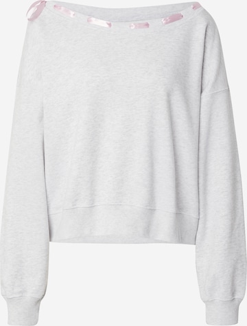 Sweat-shirt HOLLISTER en gris : devant