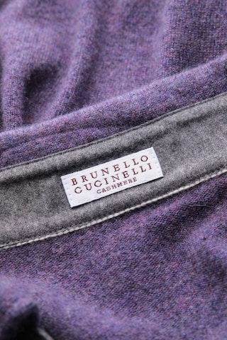 Brunello Cucinelli Kaschmir-Pullover XL in Lila
