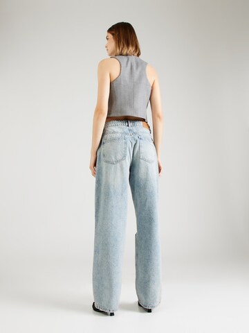 Wide leg Jeans de la Tally Weijl pe albastru