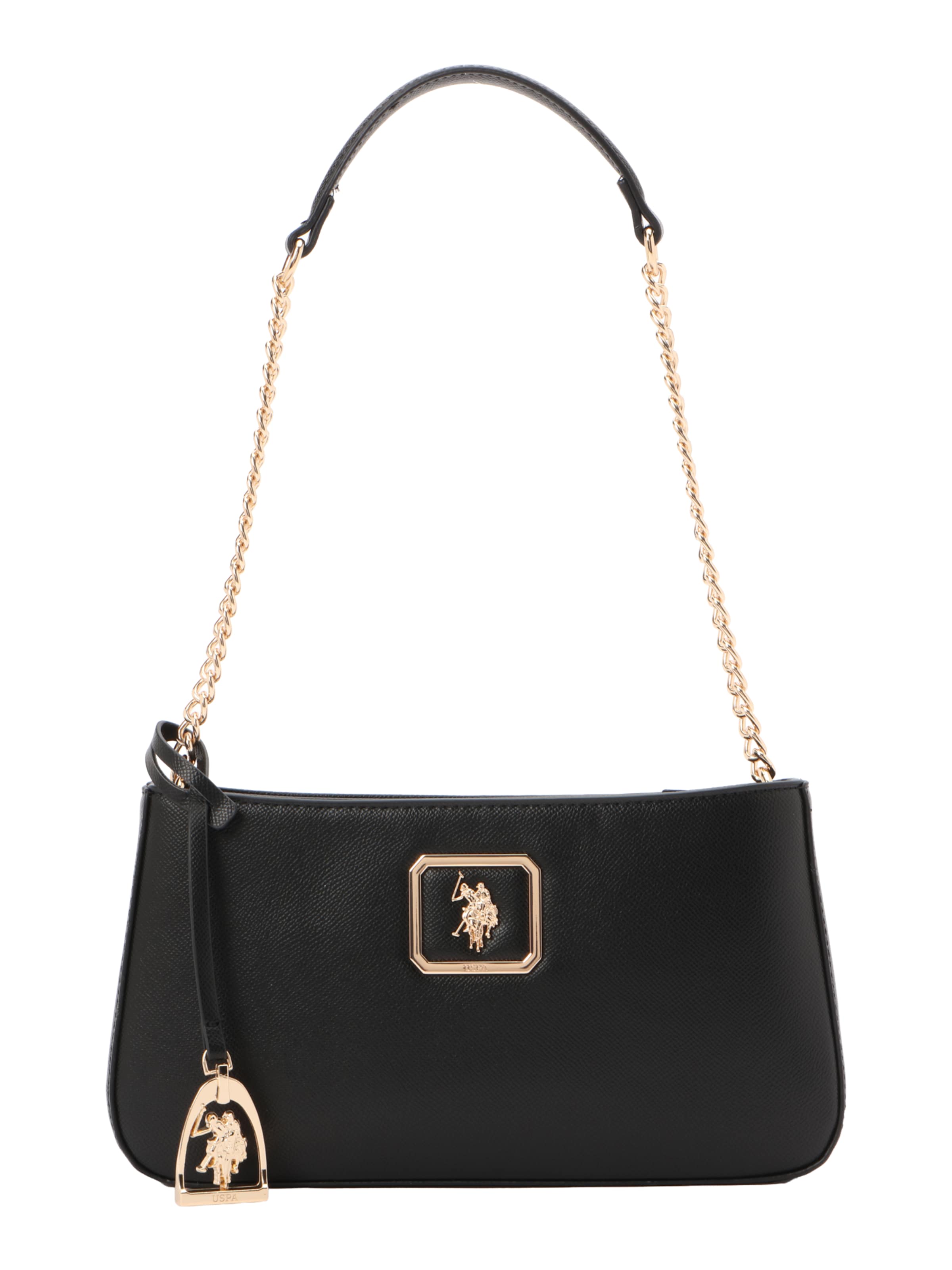 U.S. POLO ASSN. Tasche in Schwarz: Vorderseite
