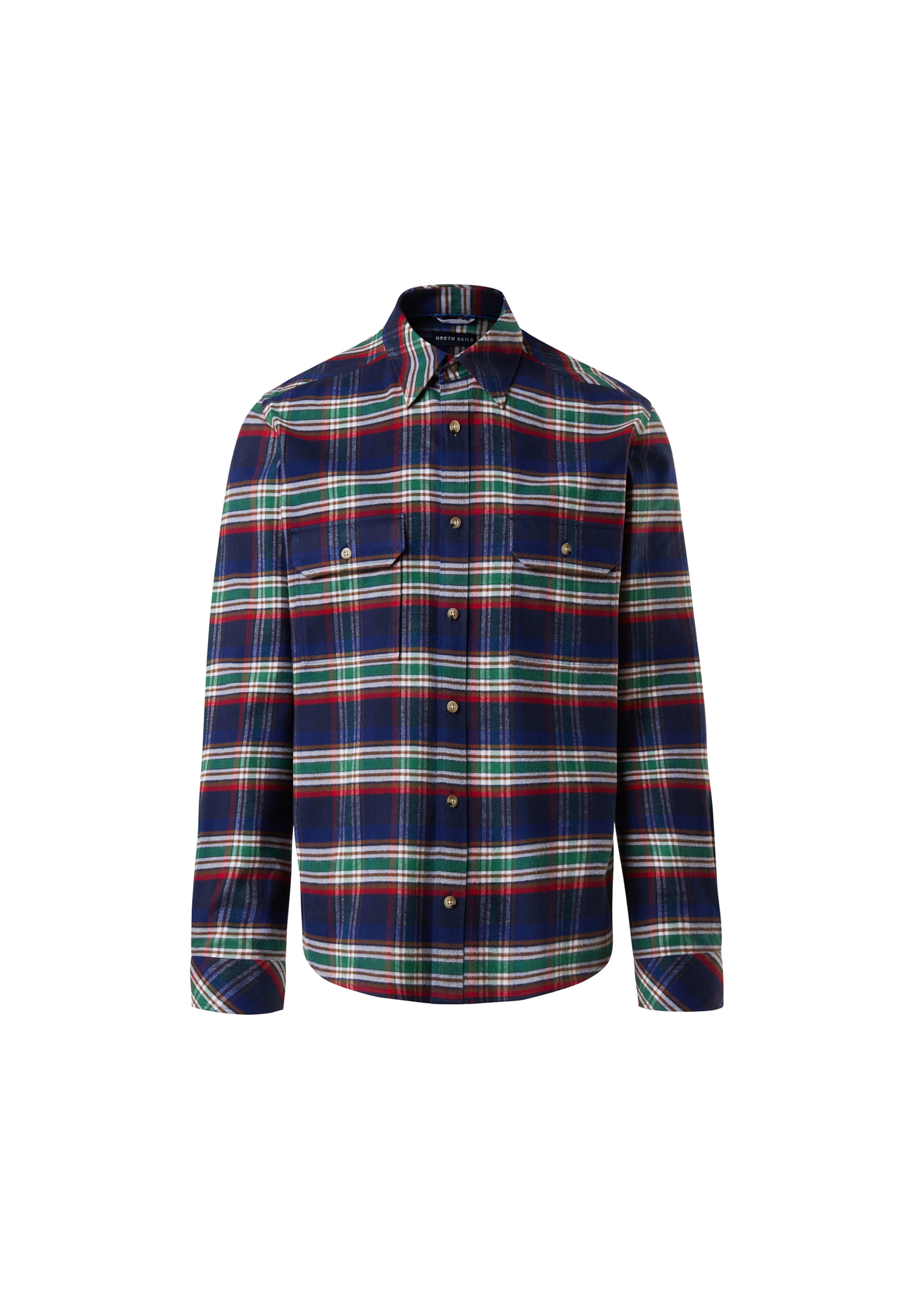 North Sails Regular fit Button Up Shirt in Blue: front