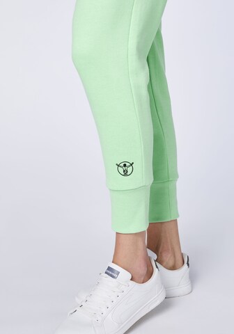 CHIEMSEE Tapered Pants in Green