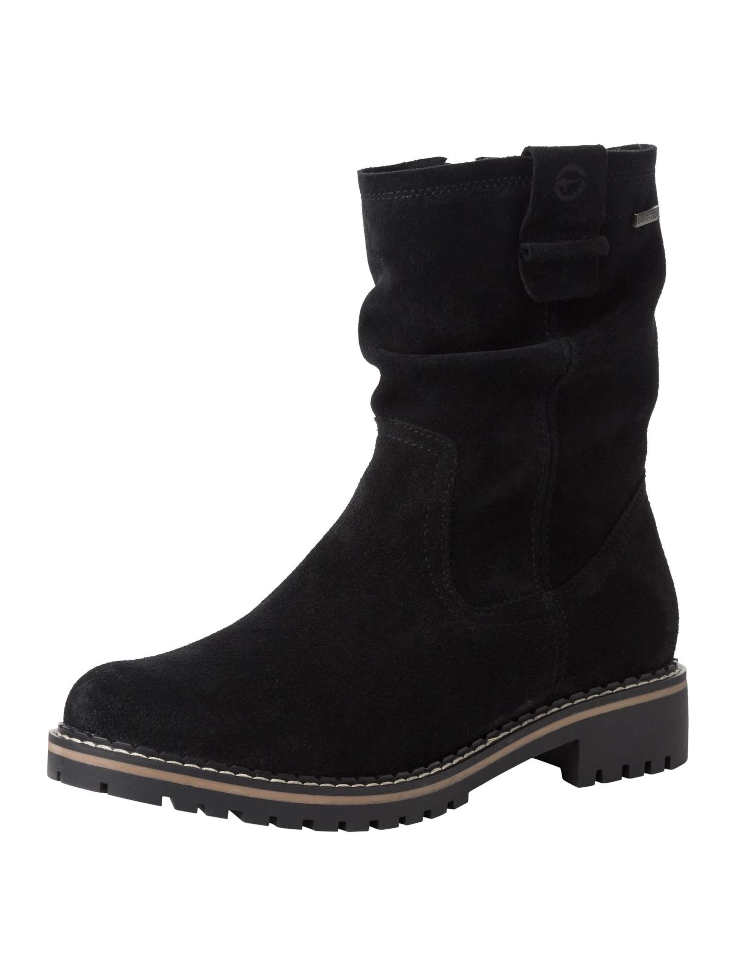 Tamaris Къси ботуши в черно: отпред