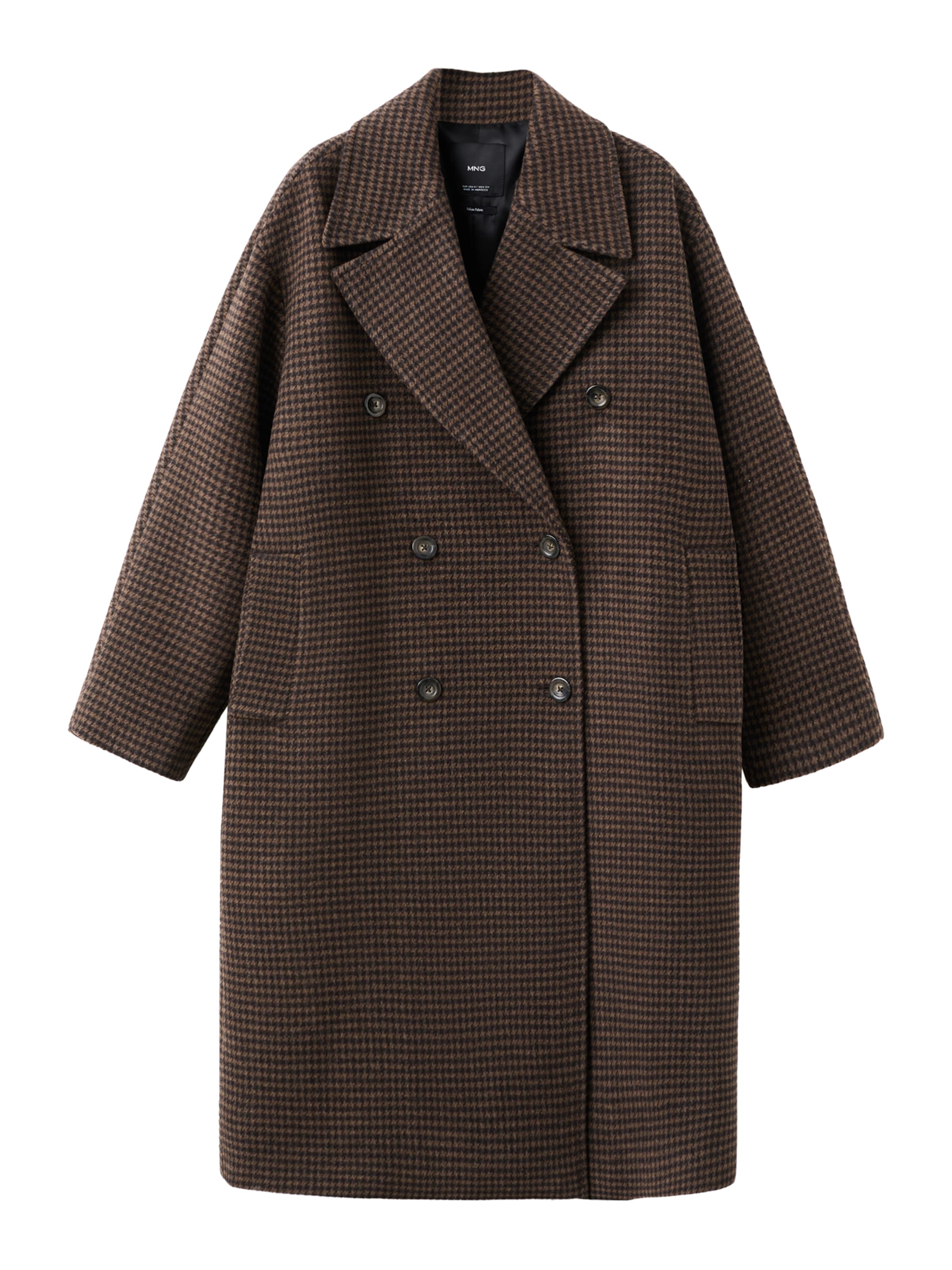 MANGO Overgangsfrakke 'Picachek' i brun: forside