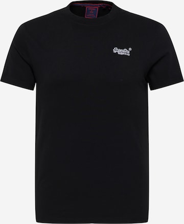 Superdry Koszulka w kolorze czarny: przód