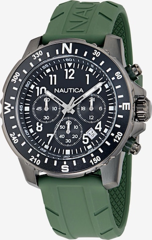 Montre à affichage analogique NAUTICA en vert : devant