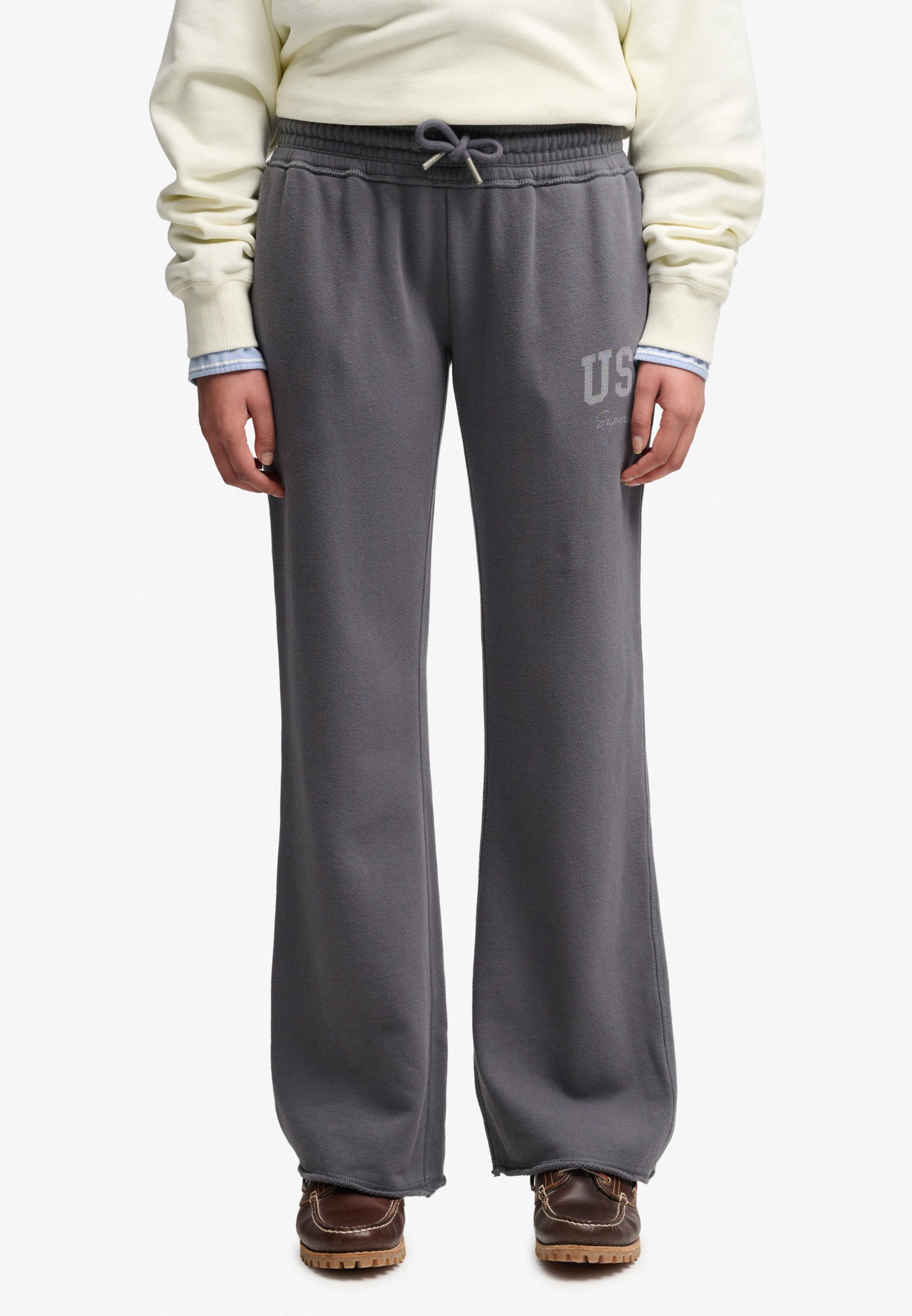 Pantalon Superdry & Co en gris : devant