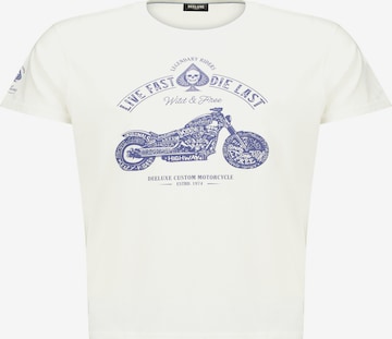 T-Shirt 'PARK' Deeluxe en blanc : devant