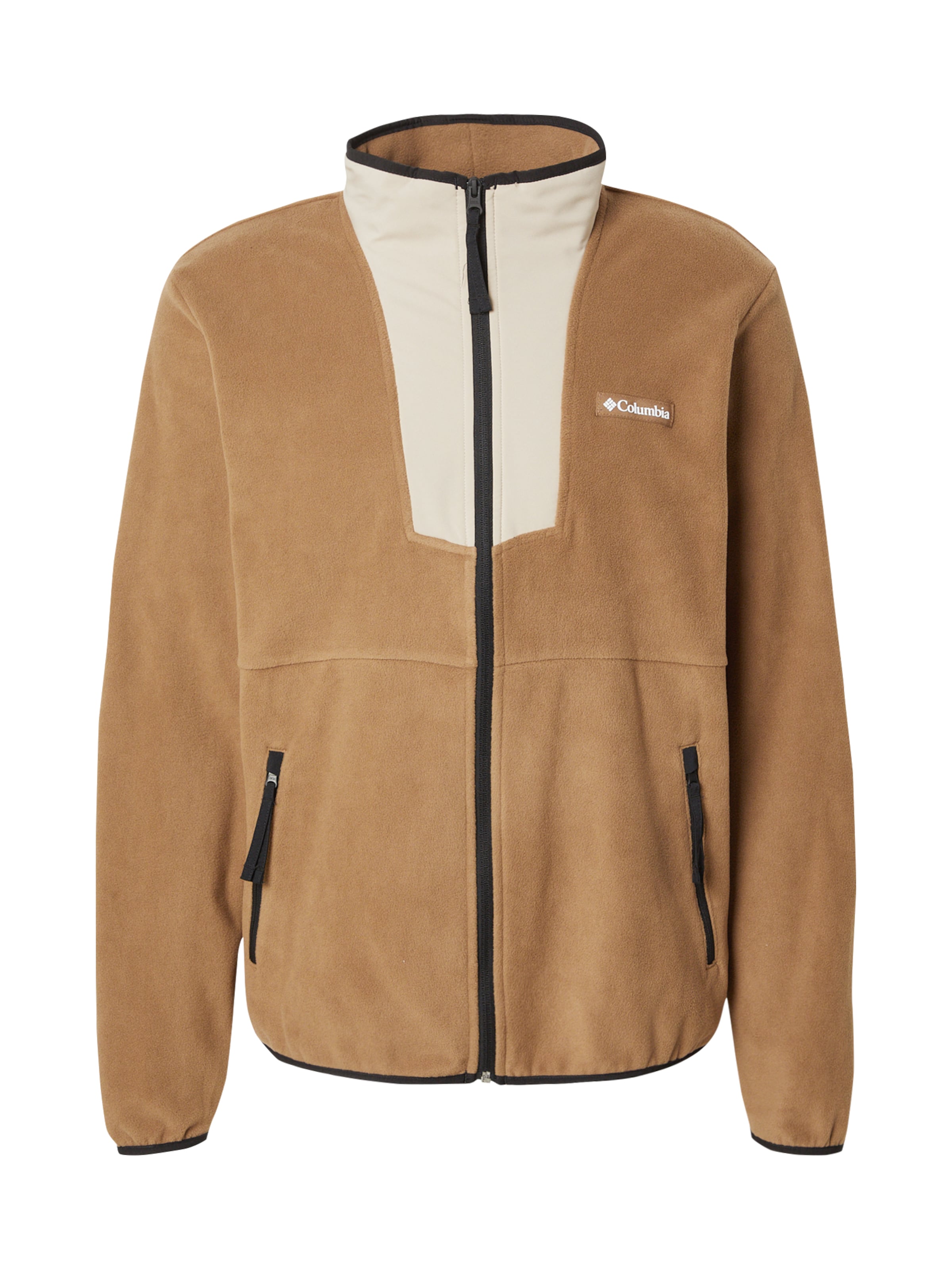 Jachetă  fleece funcțională 'Sequoia Grove' de la COLUMBIA pe maro: față