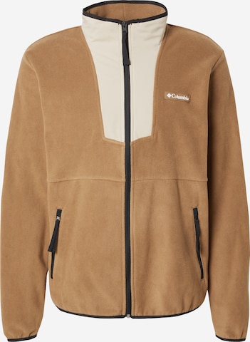 COLUMBIA Toiminnallinen fleecetakki 'Sequoia Grove' värissä ruskea: etupuoli