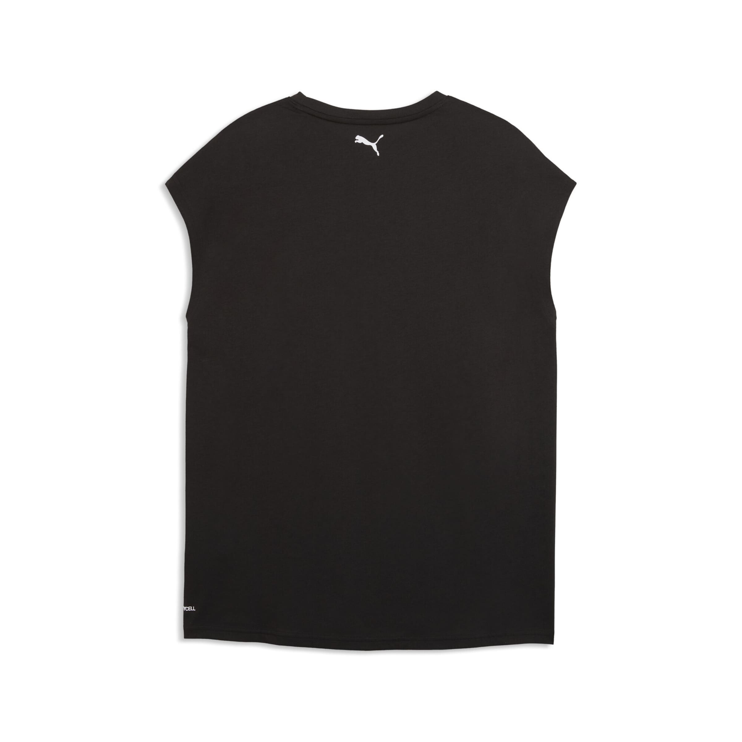 PUMA Sporttop in Schwarz