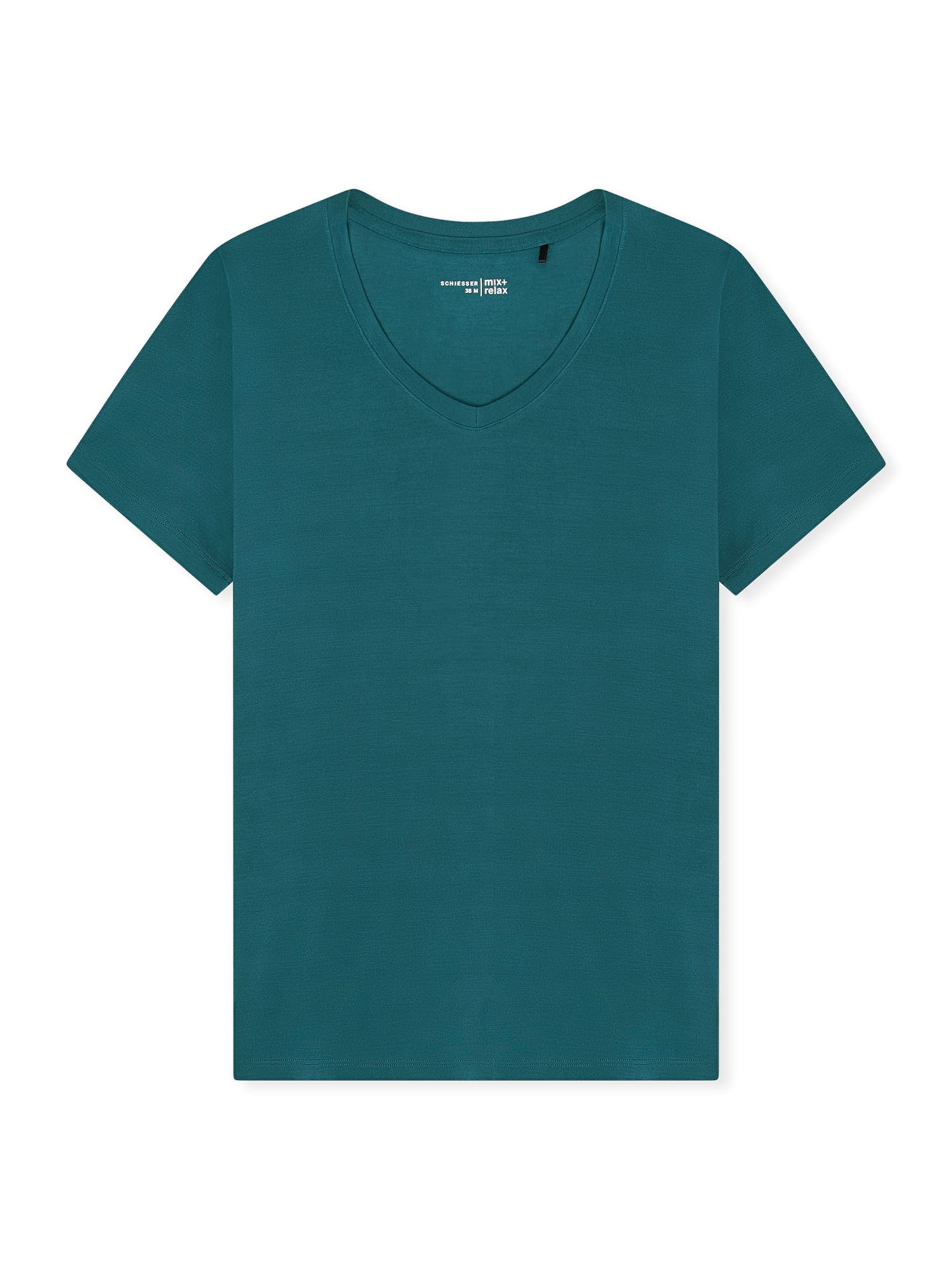 Chemise de nuit 'Mix & Relax' SCHIESSER en vert : devant