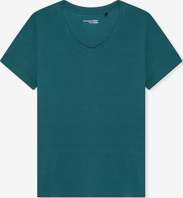 Chemise de nuit 'Mix & Relax' SCHIESSER en vert : devant