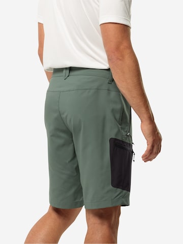 JACK WOLFSKIN Regularen Outdoor hlače 'ACTIVE TRACK' | zelena barva