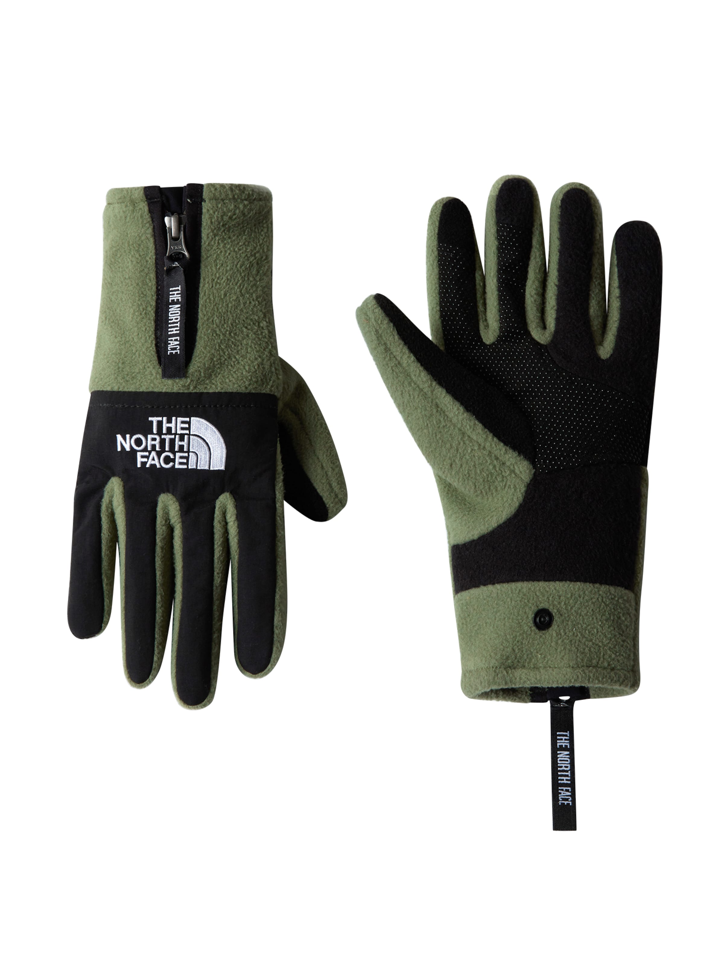 THE NORTH FACE Prstové rukavice - olivová / čierna / biela, Produkt