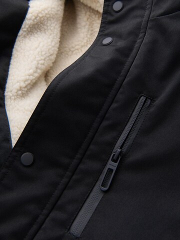 Ombre Winter Parka in Black