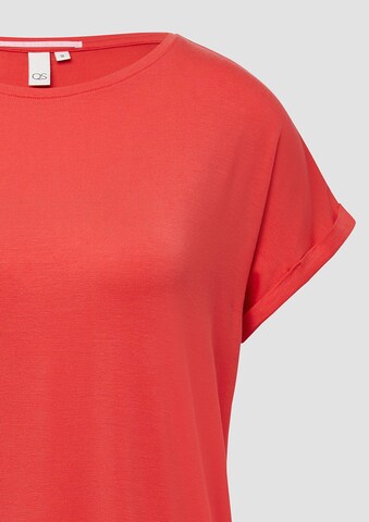 T-shirt QS en rouge