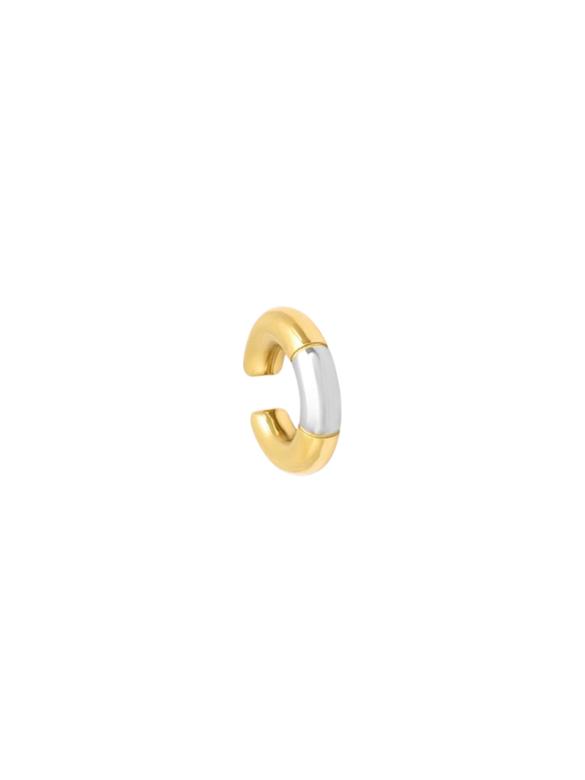 YParis Oorbellen 'Ear cuff Bowie BI GS' in Goud: voorkant
