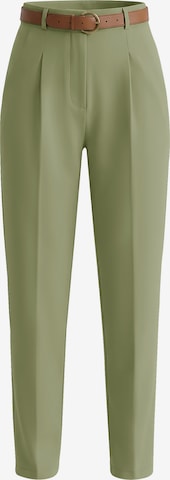 Imily Bela - Pantalón plisado en verde: frente