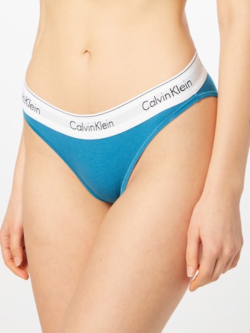 Calvin Klein Underwear Слип в синьо: отпред