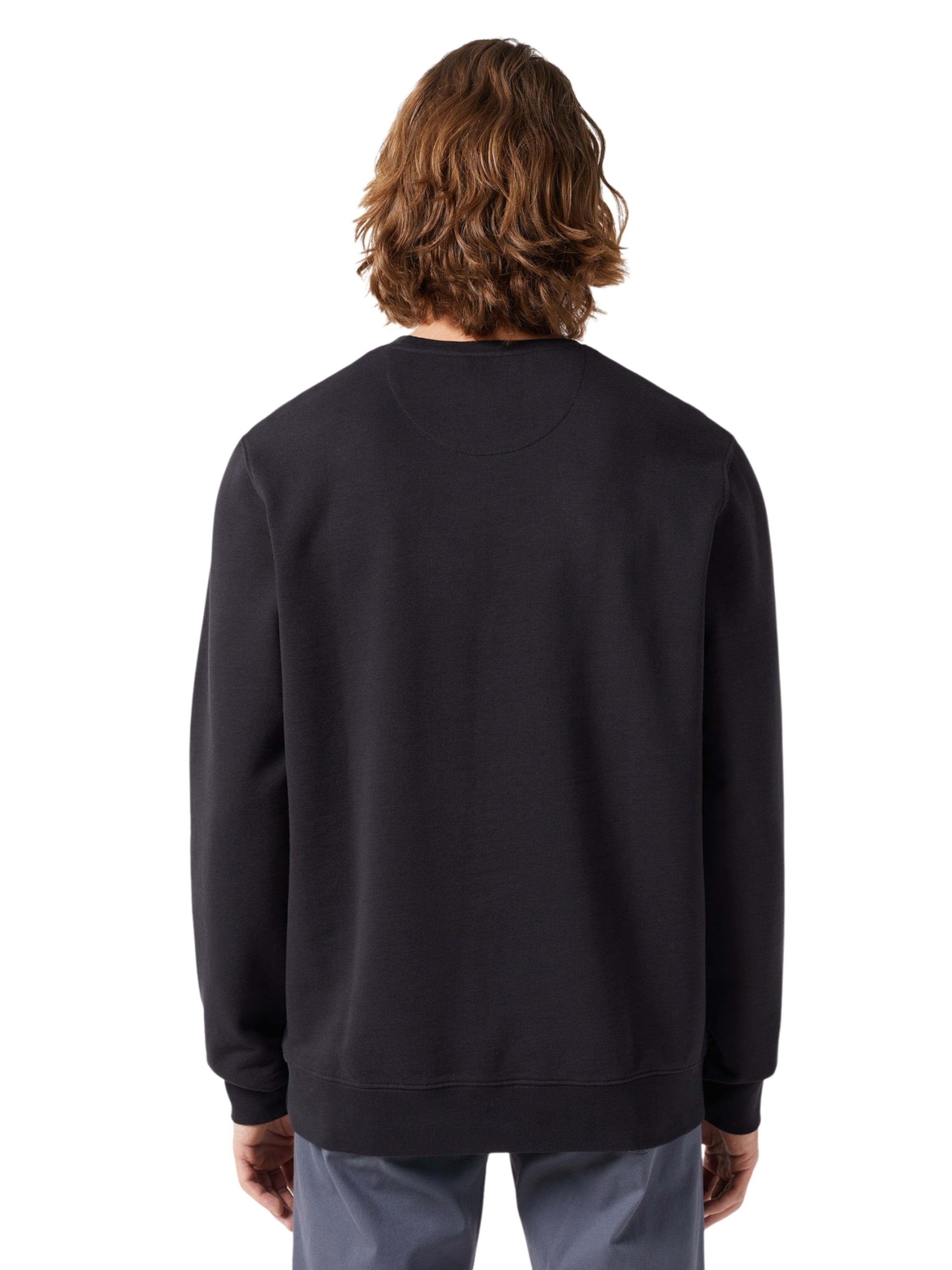 Felpa 'Sign off Crew' di WRANGLER in nero