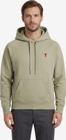Ami - Sudadera 'Ami Sweatshirt Herren dunkelblau mit Kapuze' en verde: frente