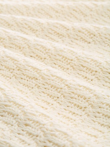 TOM TAILOR DENIM Sweater in White