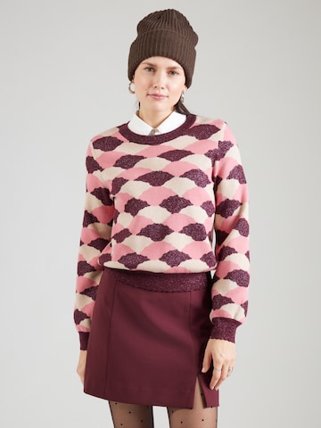 Pullover 'LILA' di NÜMPH in rosa: frontale