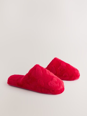 Next - Zapatillas de casa en rojo