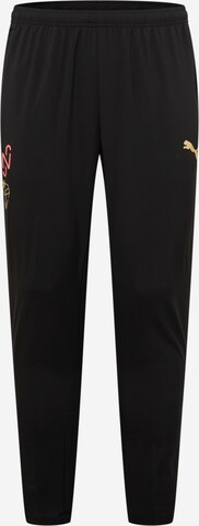 PUMA Slim fit Workout Pants 'Neymar Jr Diamond' in Black: front