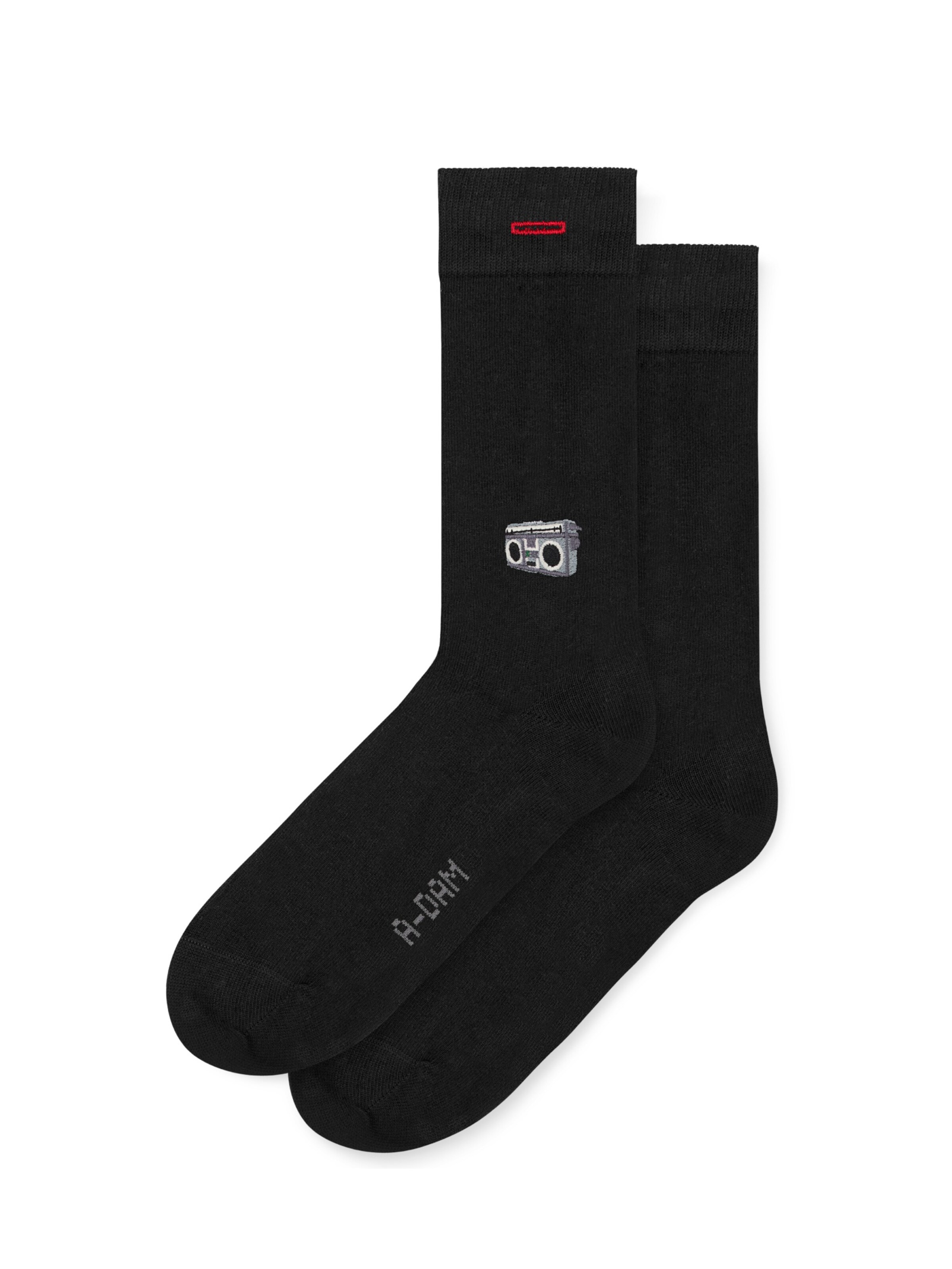 A-dam Socks in Black: front