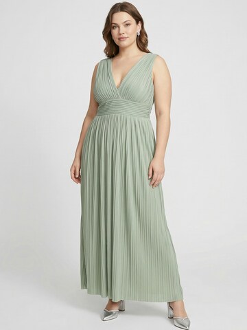 Guido Maria Kretschmer Curvy Вечернее платье 'Linnea' в Зеленый: спереди