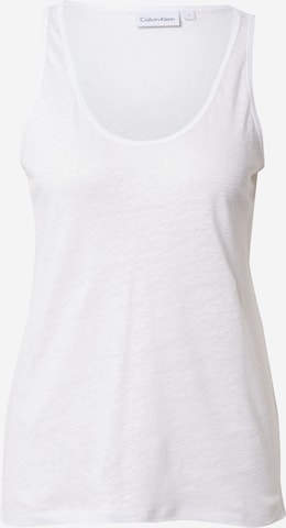 Calvin Klein Toppi värissä valkoinen: edessä