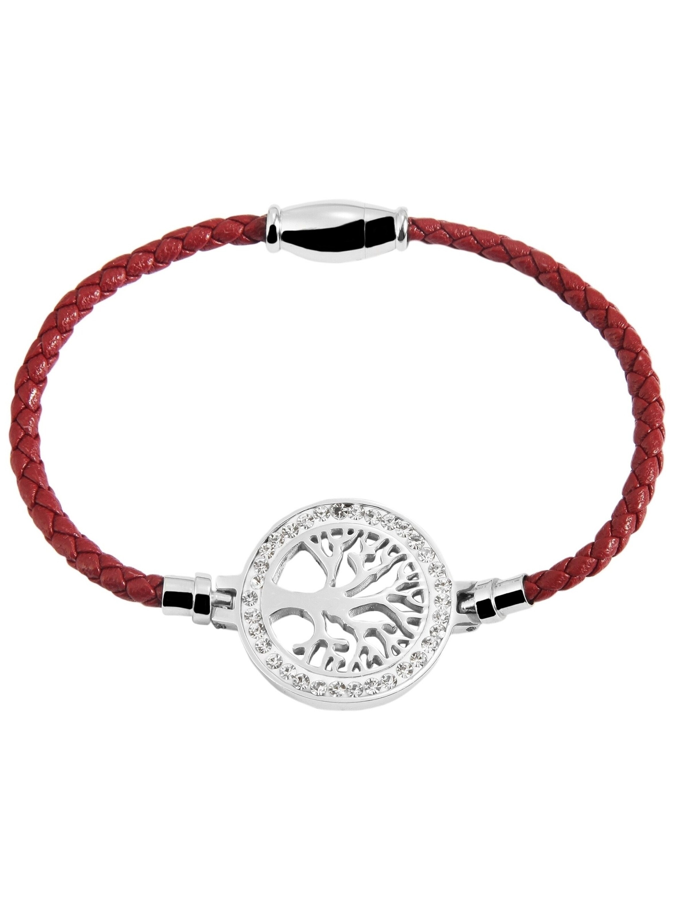 Akzent Bracelet 'Leah, langlebig' in Red