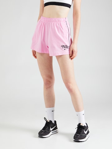 Nike Sportswear Štandardný strih Nohavice - ružová: predná strana