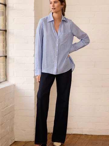 Next Bluse i blå