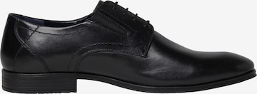 s.Oliver Δετό παπούτσι σε μαύρο