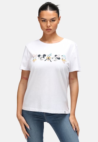 Recovered Shirt 'Disney Line Friends' in White: front